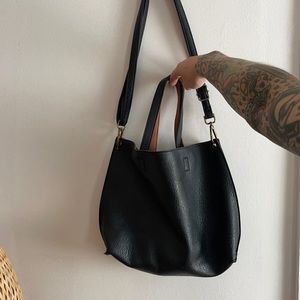 Faux Leather Totebag